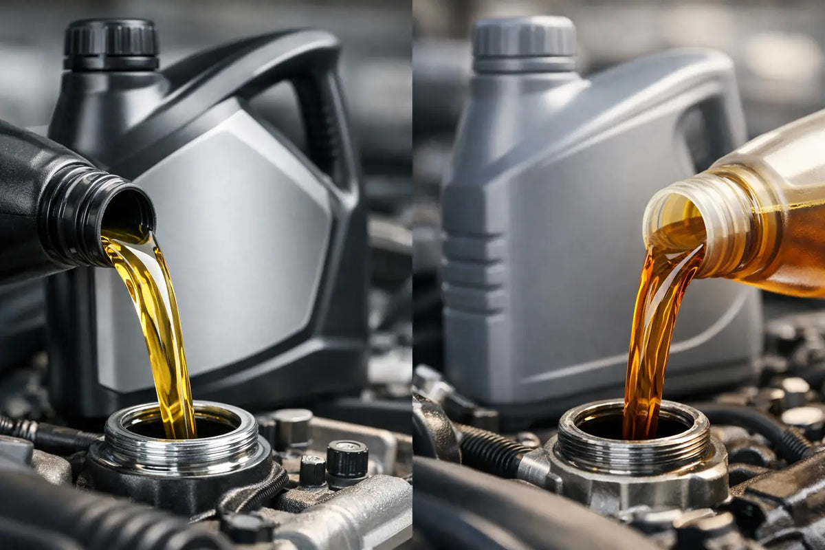 Synthetic vs Conventional Motor Oil Compared
