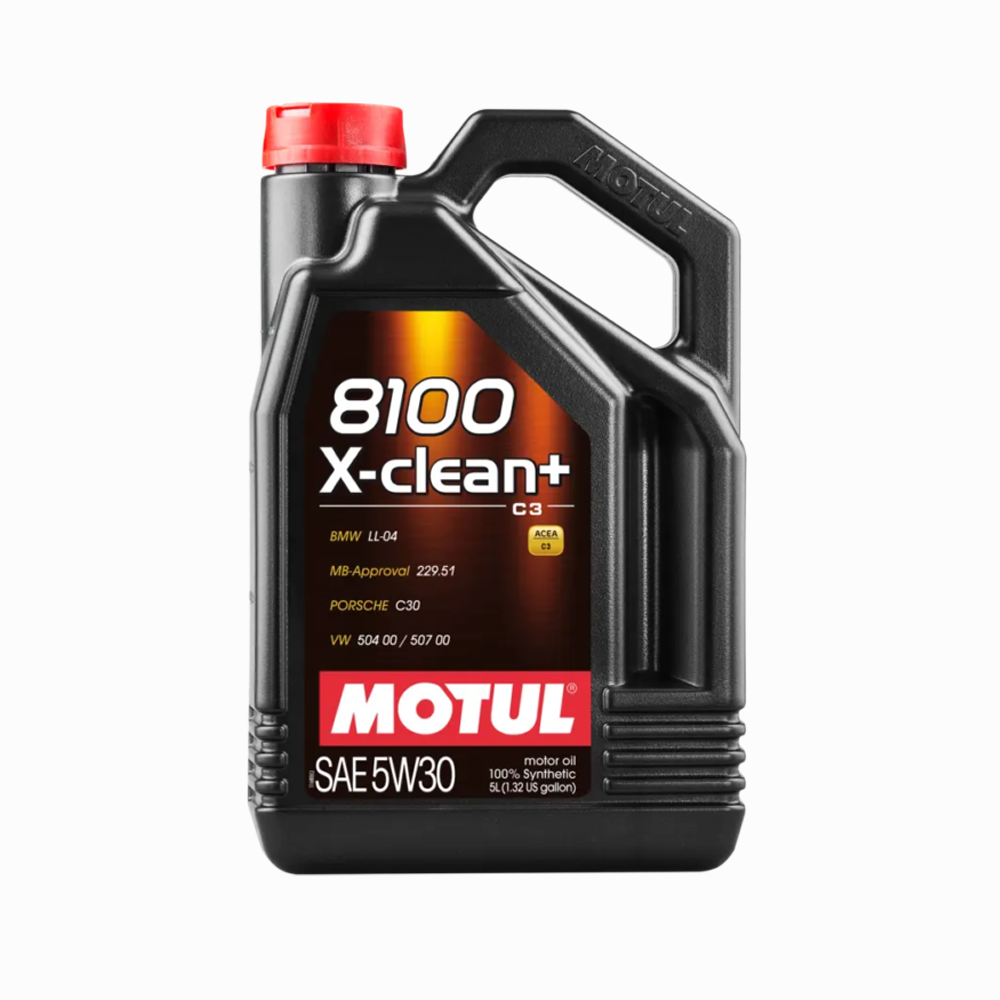 Motul 5L Synthetic Engine Oil 8100 5W30 X-CLEAN Plus – 106377