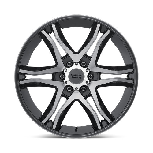 AR893 MAINLINE 17X8 6X5.5 G-BLK/MCH 0MM