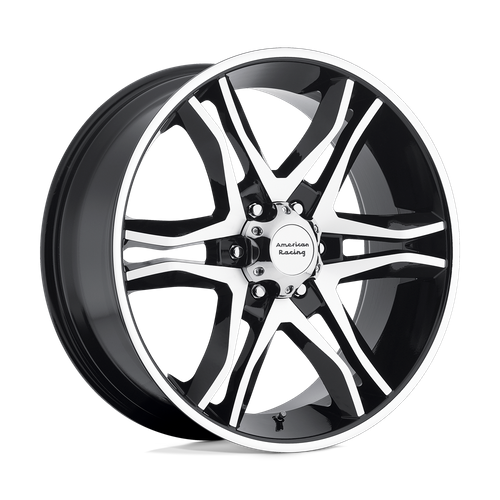 AR893 MAINLINE 17X8 5X4.5 G-BLK/MCH +25M