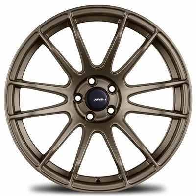 AVID.1 AV-20 18x8 5X114.3 ET35 73.1 Bronze wheel showcasing a modern multi-spoke design in a striking bronze finish.