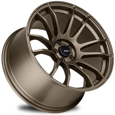 AVID.1 AV-20 18x8 5X114.3 ET35 73.1 Bronze premium performance wheel with multi-spoke design and bronze finish.