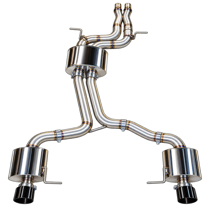 AWE Tuning 3015-33054 - Touring Edition Cat-Back Stainless Exhaust Diamond Black Tips