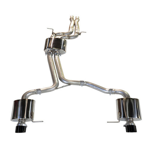 AWE Tuning 3015-32050 - Touring Edition Cat-Back Stainless Exhaust Chrome Silver Tips