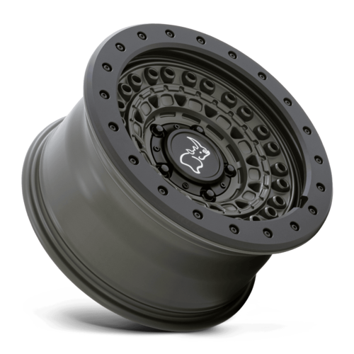 BARRICADE 17X8.5 6X5.5 112 OD-GRN-BLK +0