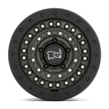 BARRICADE 17X8.5 6X5.5 112 OD-GRN-BLK +0