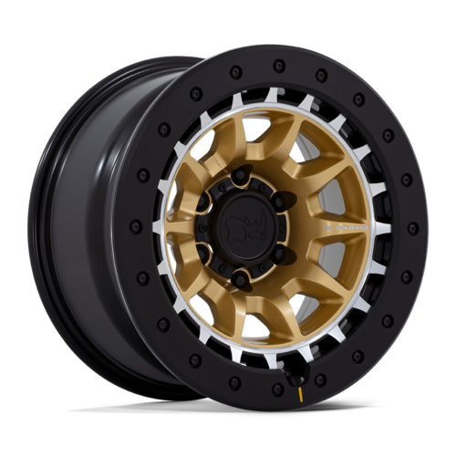 TUSK 17X8.5 5X5 71 -10 M-GOLD-MCH