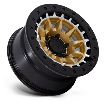 TUSK 17X8.5 5X5 71 -10 M-GOLD-MCH