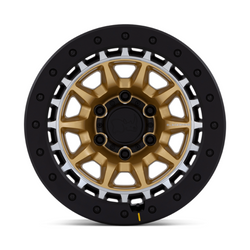 TUSK 17X8.5 5X5 71 -10 M-GOLD-MCH