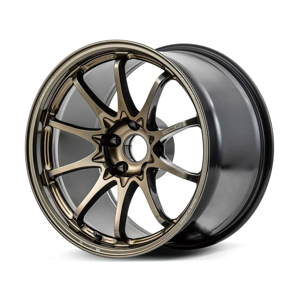 RAYS Volk Racing CE28N-Plus 18X9.5 +38 5X114.3 BRONZE forged alloy wheel showcasing performance and style.