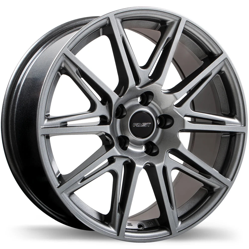 Fast Wheels Switch Titanium 18x8 +35 5x114.3mm 70.6mm