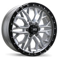 Fast HD Muramasa Gloss Silver with Black Lip 20x9 +30 6x139.7mm 95.1mm