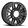 CAGE UTV BL 15X6 4X137 S-BLK BLK-RG +38