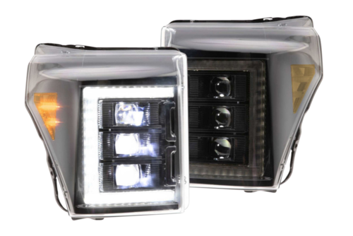 XB HEADLIGHTS SUPER DUTY 11-16 WHITE DRL