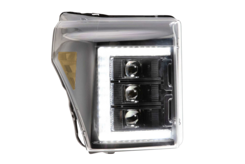 XB HEADLIGHTS SUPER DUTY 11-16 WHITE DRL