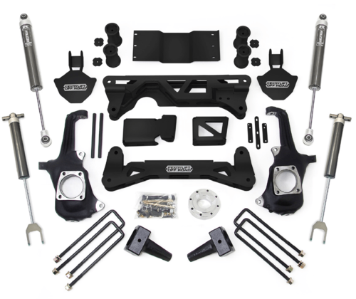 GM HD 5.0-6.0 LIFT KIT-W/ FALCON SHO