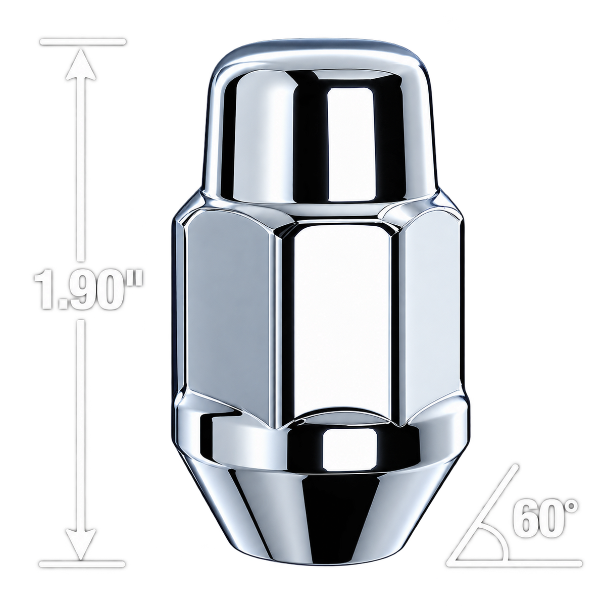 6LUG BULGE XL HT 13/16 14-1.50 WIK CHR
