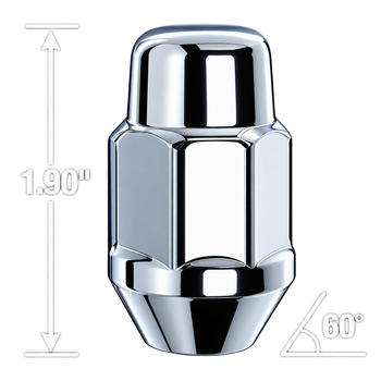 6LUG BULGE XL HT 13/16 14-1.50 WIK CHR