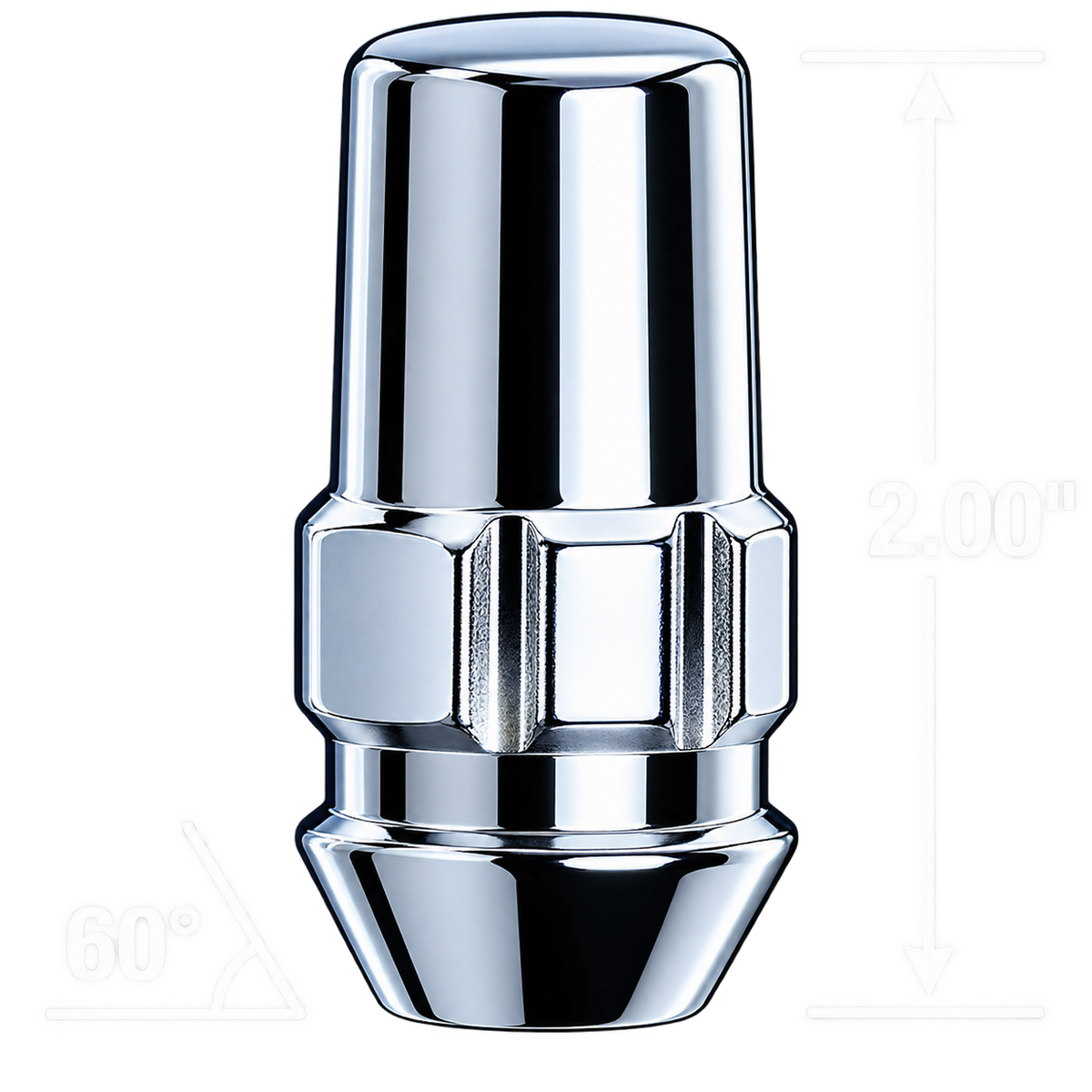 6LUG BULGE XL HT 13/16 14-1.50 WIK CHR