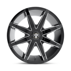 S109 24X9.5 5X4.5/120 GL-BLK-MIL 33MM