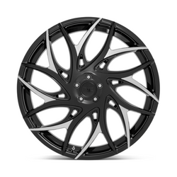 S259 22X9 5X5.0 GL-BLK-MCH-SPK 35MM