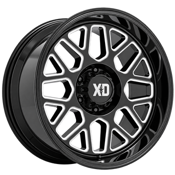 XD849 20X10 5X150 G-BLK MILL 12MM