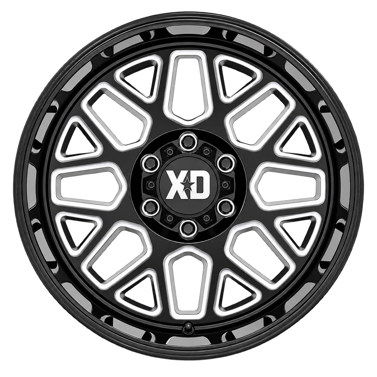 XD849 20X10 5X150 G-BLK MILL 12MM