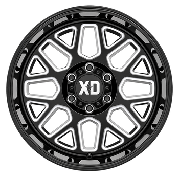 XD849 20X10 5X150 G-BLK MILL 12MM