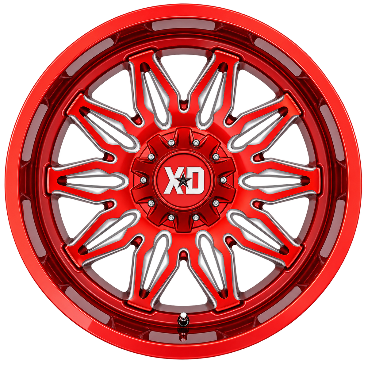 XD859 22X10 5X5.0/5.5 GL-RED-MIL -18MM