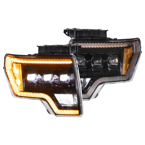 USE LF2-506 XB LED HEADS F150 09 14 AMBR