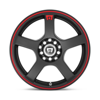 MR116 18X8 5X4.5/120 M-BLK RED-STR 35MM