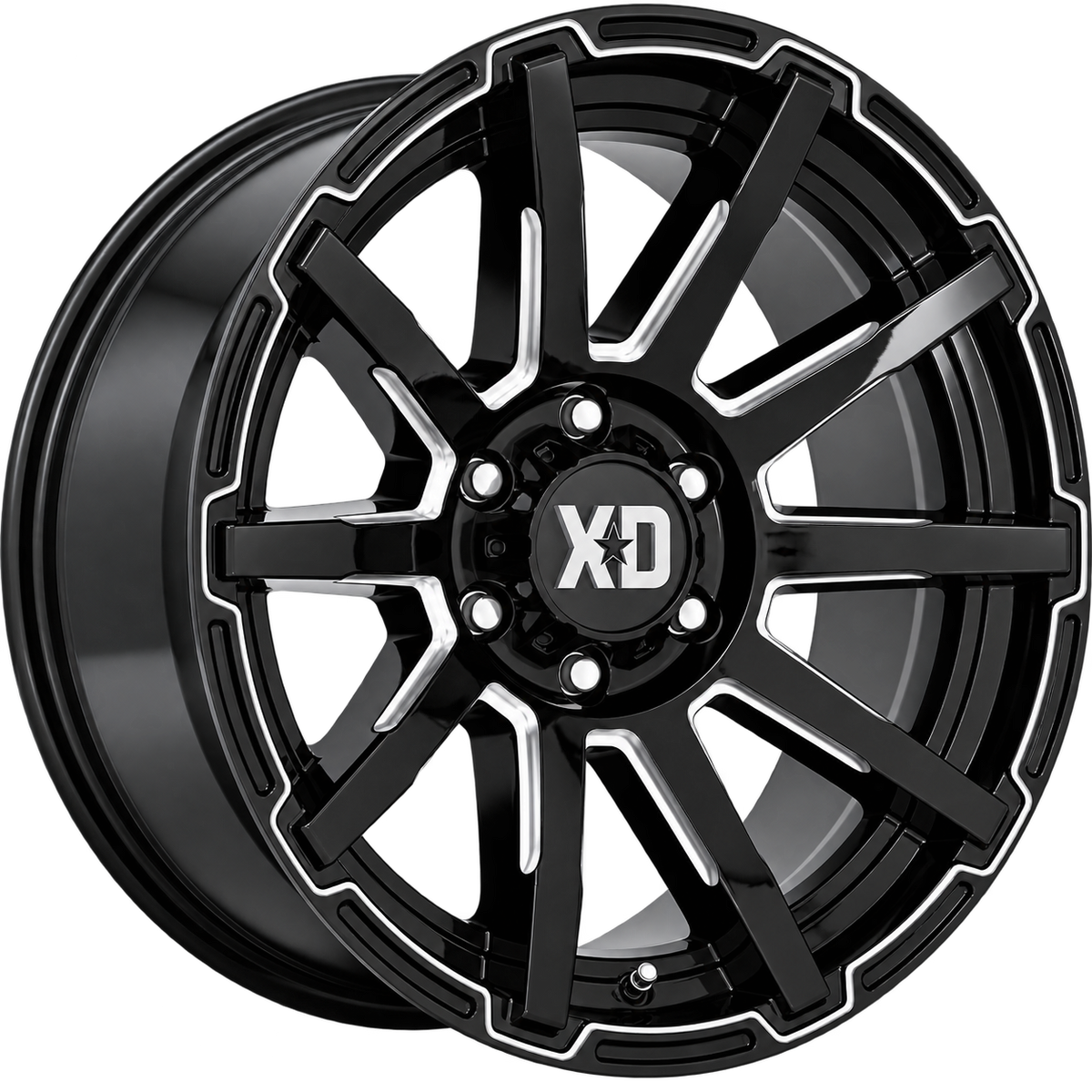 XD847 22X10 8X180 G-BLK MILL -18MM