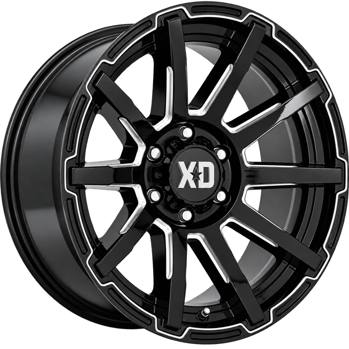 XD847 22X10 8X180 G-BLK MILL -18MM
