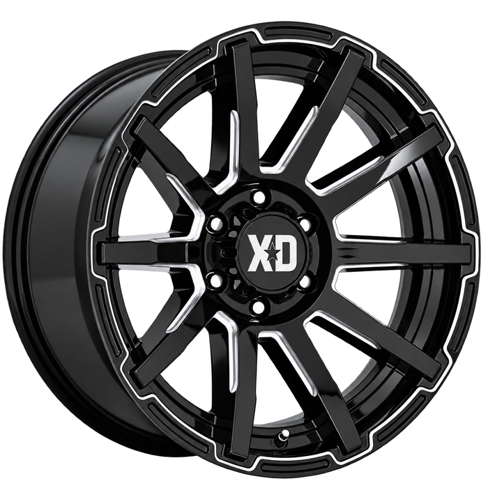 XD847 18X9 8X170 G-BLK MILL 12MM