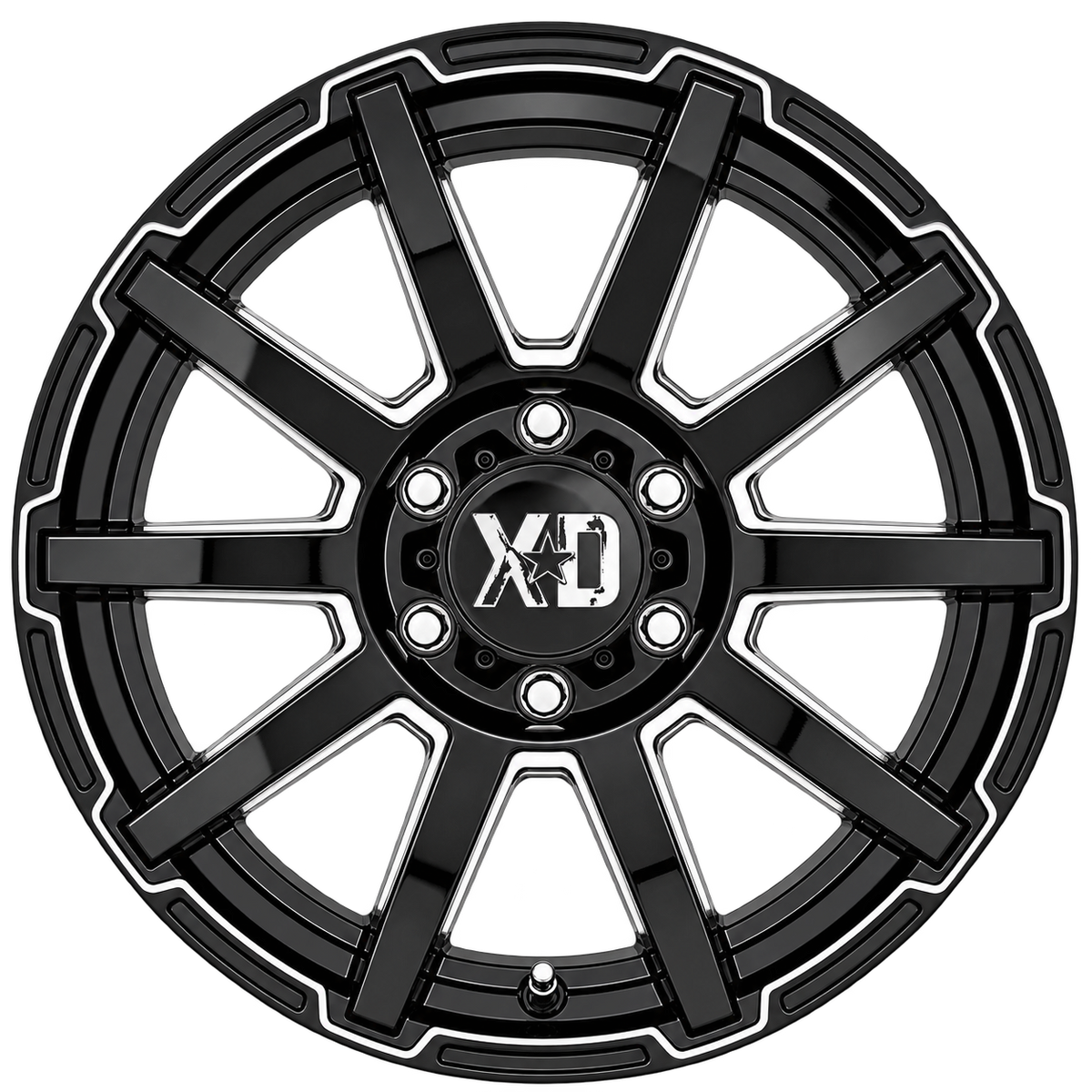 XD847 18X9 8X170 G-BLK MILL 12MM