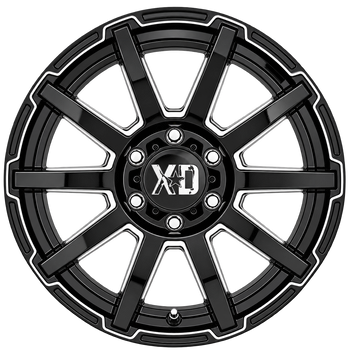 XD847 18X9 8X170 G-BLK MILL 12MM
