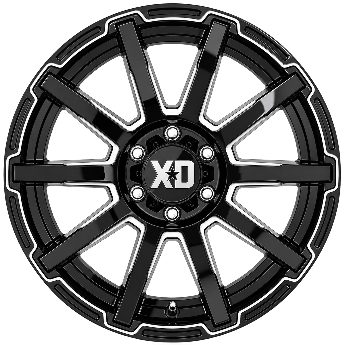 XD847 18X9 5X5.0 G-BLK MILL 12MM