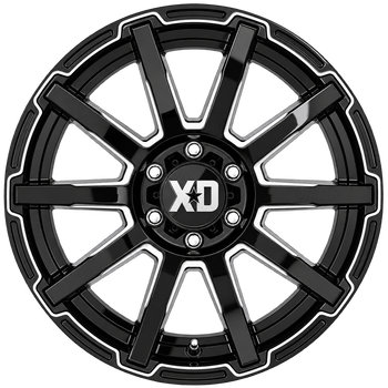 XD847 18X9 5X5.0 G-BLK MILL 12MM