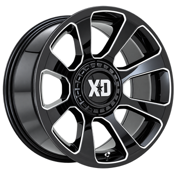 XD854 20X9 6X4.5/5.5 G-BLK MILL 18MM