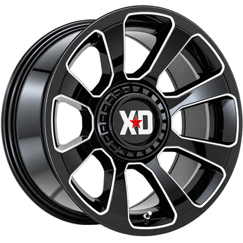 XD854 20X9 6X4.5/5.5 G-BLK MILL 18MM