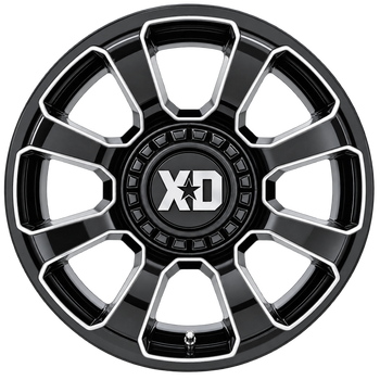 XD854 20X9 6X4.5/5.5 G-BLK MILL 18MM