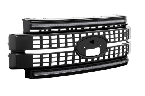 FORD SD 17-19 GRILLE UNFINISHED AMB DRL