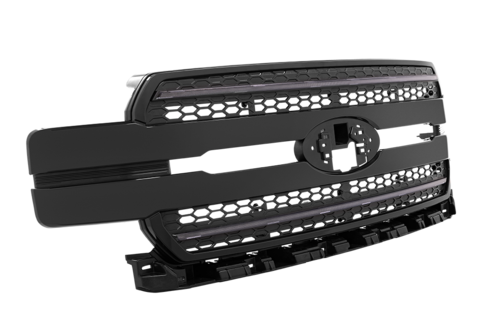 FORD F150 18-20 GRILLE UNFINISH AMB DRL