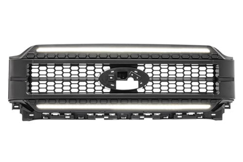 GRILLE F150 2021+ PAINTABLE-BLK WHT DRL