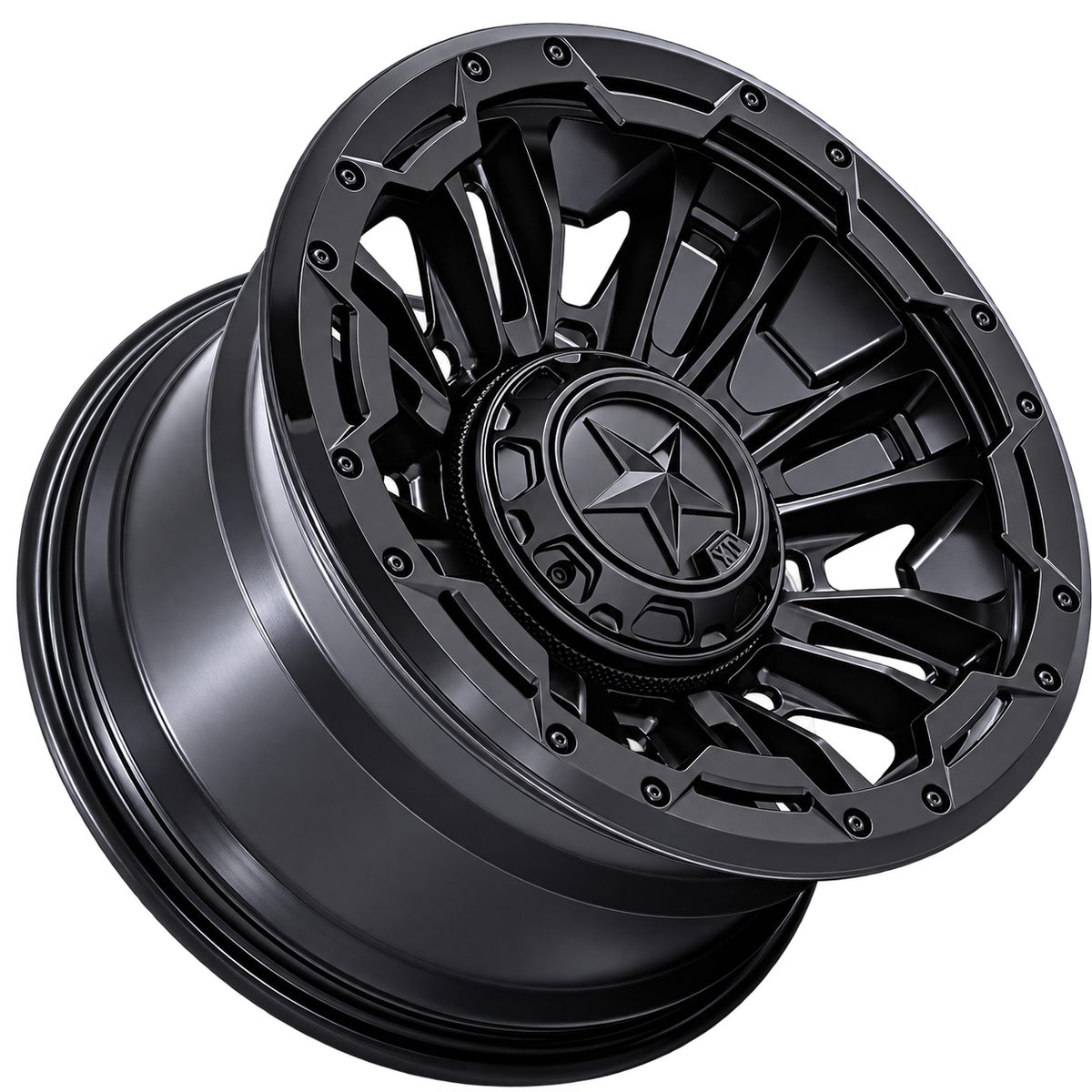 BOMBER 20X10 8X6.5 125 -18 M-BLK GB-RG
