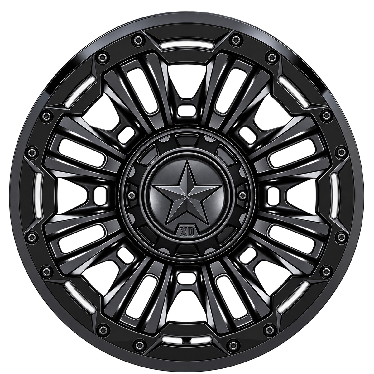 BOMBER 20X9 8X170 125 +1 M-BLK GB-RG