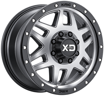 XD130 20X8.25 8X200 M-GRY BLK-RING 127MM