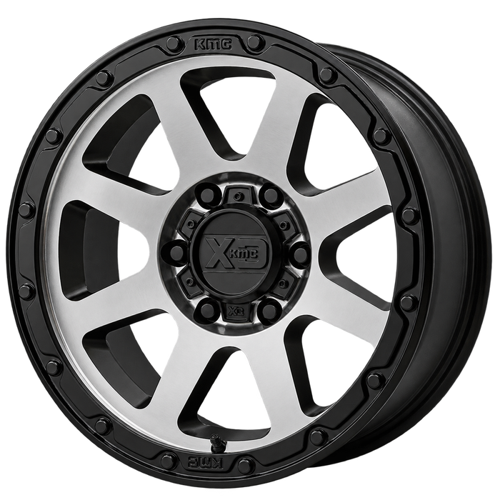 XD134 17X9 6X120 M-BLK MACH 18MM