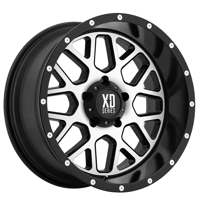 XD820 18X9 8X180 S-BLK MACH 18MM