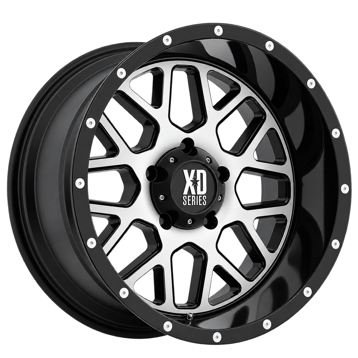 XD820 20X9 8X180 S-BLK MACH 18MM